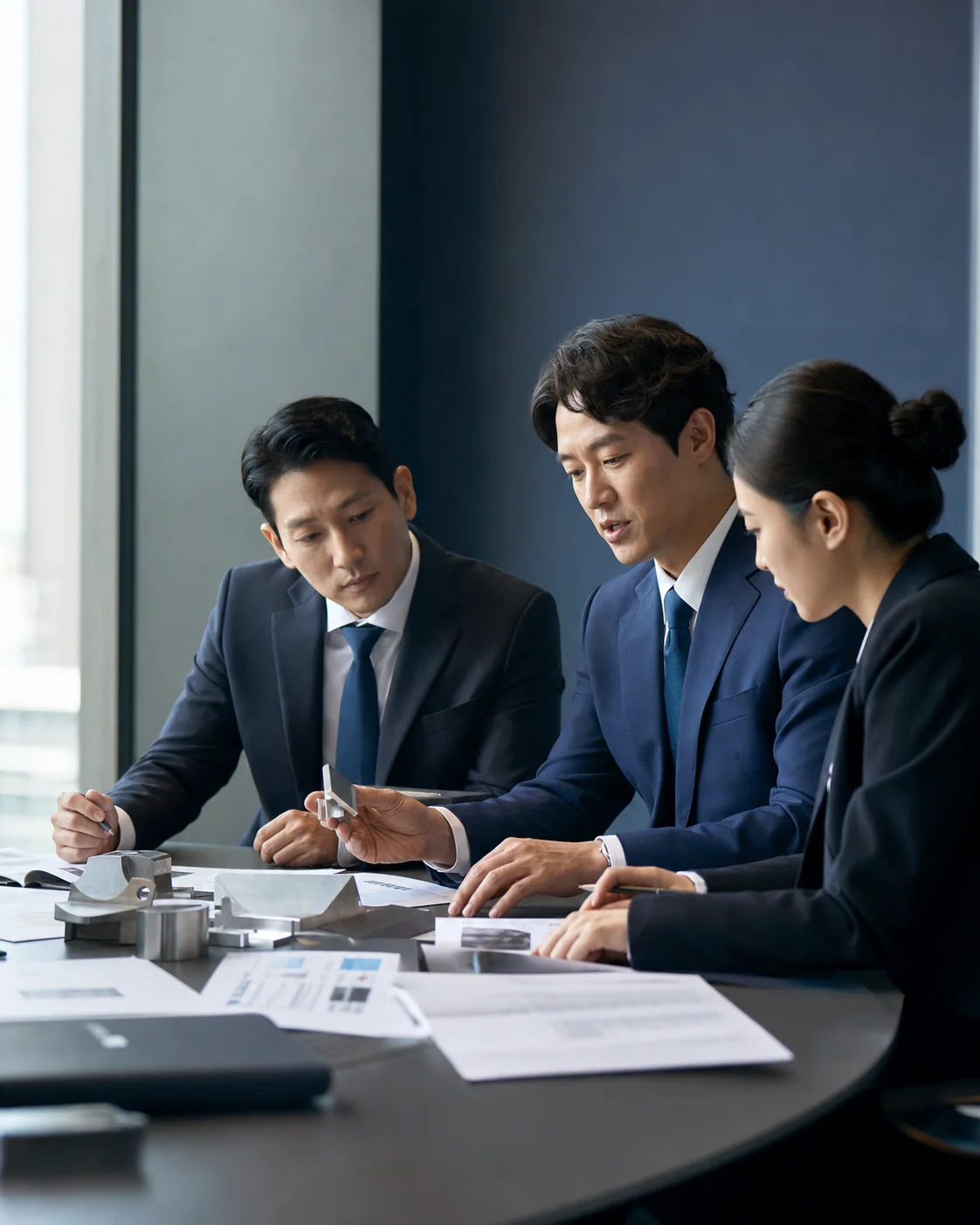 한일 비즈니스 매칭 관련 분야를 상징하는 이미지